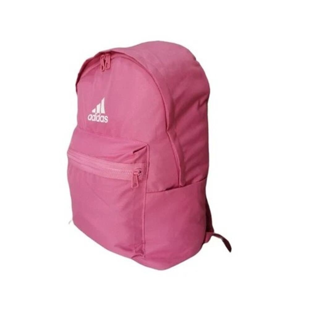 NEW Adidas Classic Adults Backpack Pink White HE9698 One Size School Bag - Picture 2 of 5